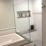 Shower with tab