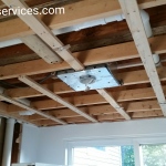 Ceiling of the addition